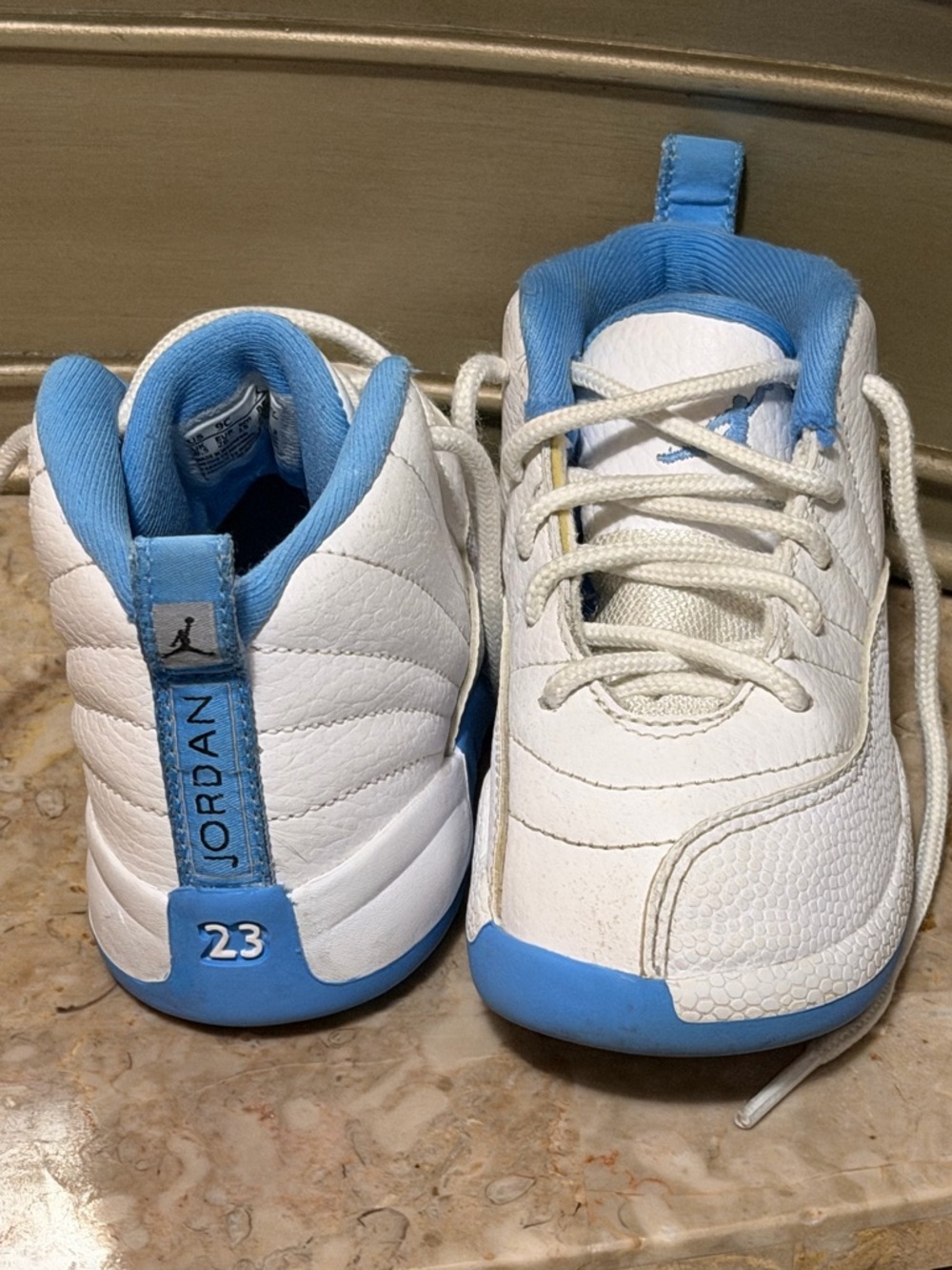 Jordan Kids White and Blue Low-Top unisex Toddler size 10C LIMITED EDITION